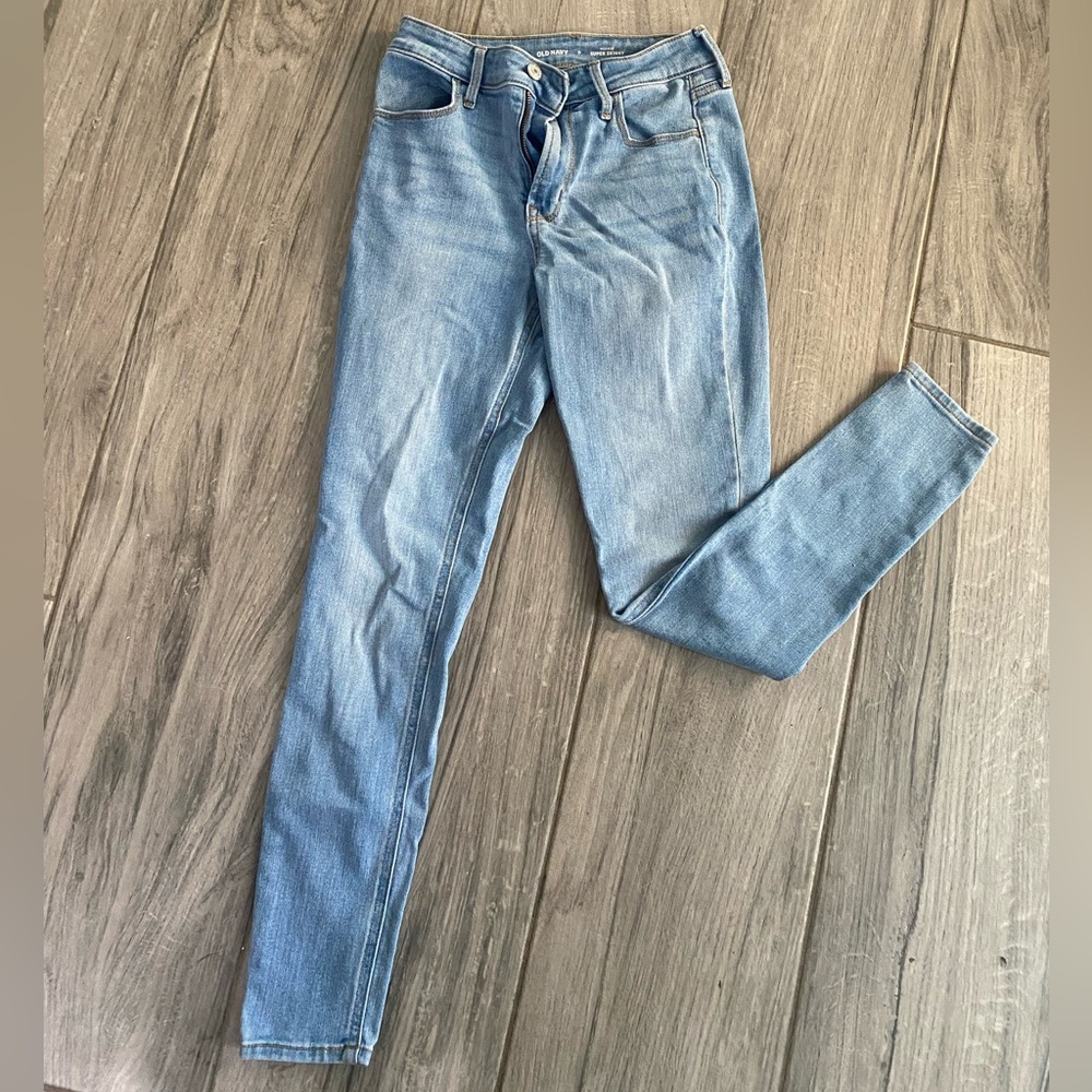 Old Navy High-Waisted Rockstar Super Skinny Jeans size 0